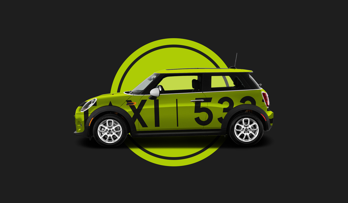 Дизайн логотипу служби таксі