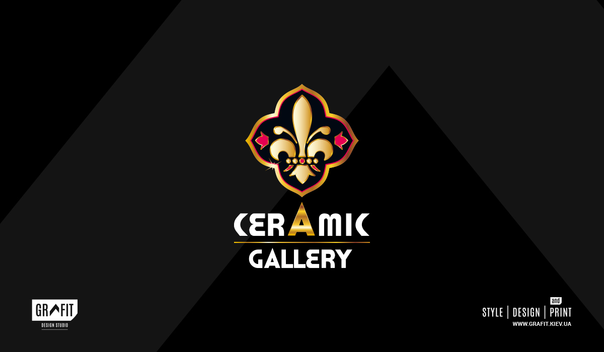 Разработка логотипа салона керамики и сантехники Ceramic Gallery