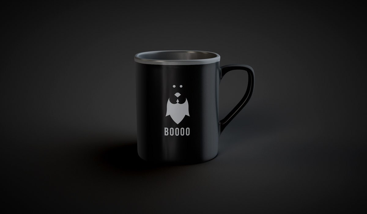 Разработка логотипа интернет магазина - брендирование чашки